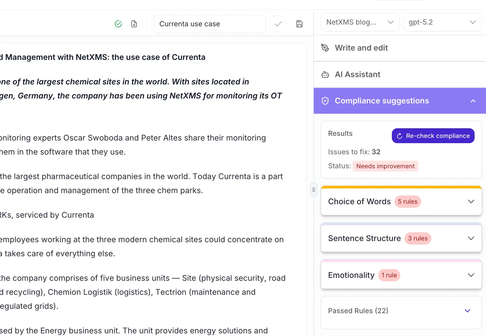 A screenshot of the Writitude interface for: Agencies