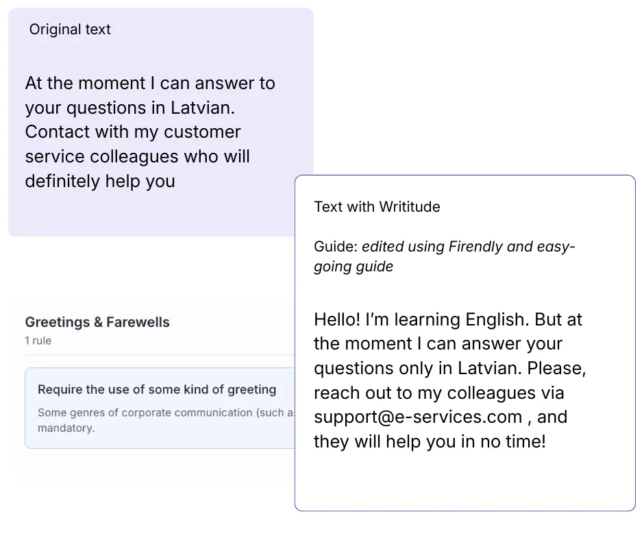 Writitude for Government institutions and NGOs